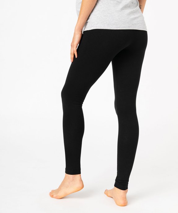 Legging de grossesse long uni vue3 - GEMO 4G MATERN - GEMO