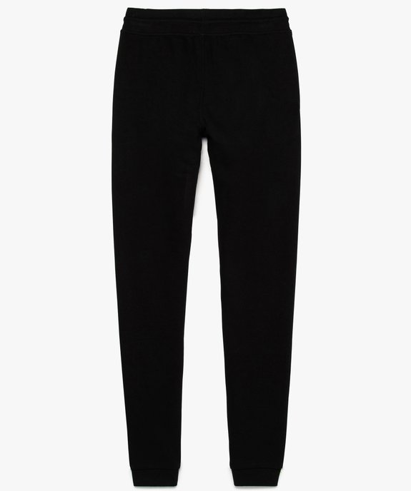 Pantalon de jogging garçon en molleton avec cordon fantaisie vue3 - GEMO (JUNIOR) - GEMO