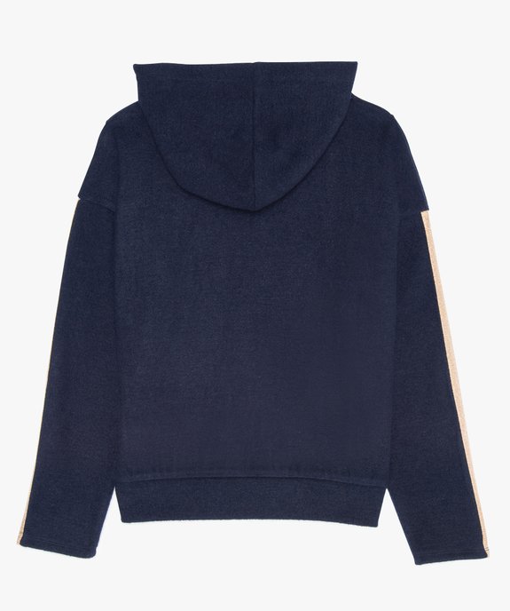 Pull fille façon sweat à capuche vue2 - GEMO (JUNIOR) - GEMO