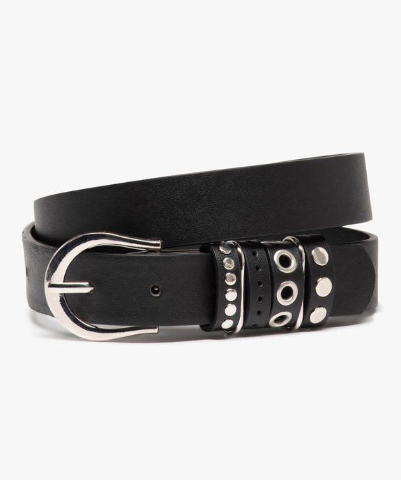 Ceinture femme à multiples passants look rock vue1 - GEMO (ACCESS) - GEMO