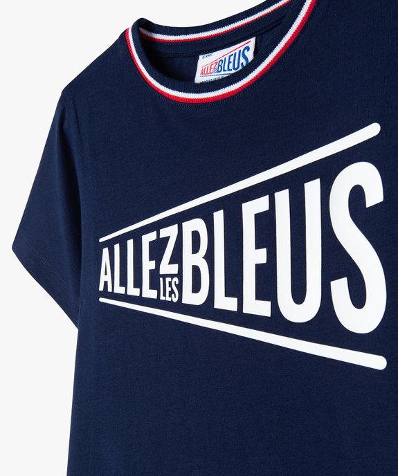 Tee-shirt à manches courtes garçon - Allez les bleus vue3 - ALLEZ LES BLEUS - GEMO