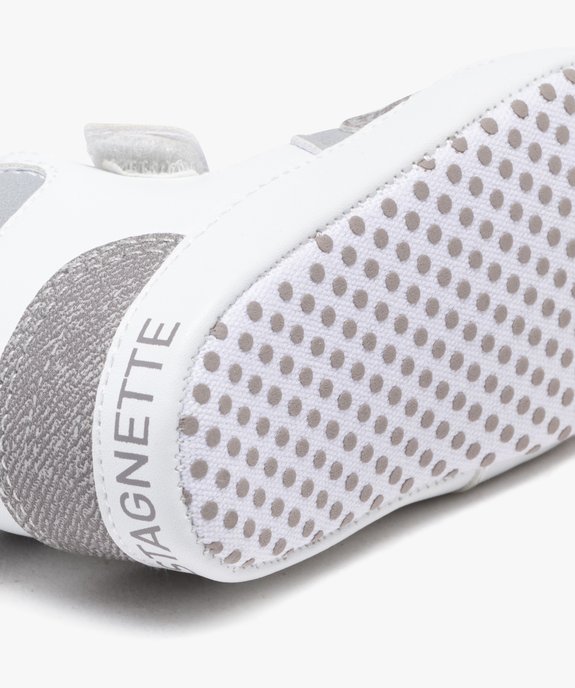 Chaussons de naissance en toile bébé garçon  vue6 - LULU G4G - GEMO