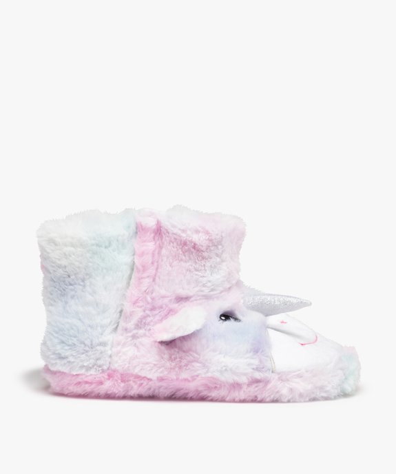 Chaussons boots doux en forme de licorne fille vue2 - GEMO (ENFANT) - GEMO