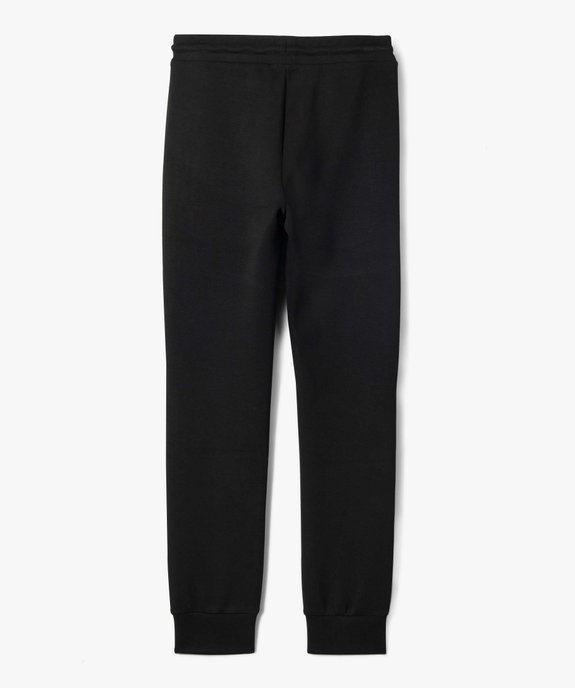 Pantalon de jogging garçon en matière sport à taille élastiquée vue4 - GEMO (JUNIOR) - GEMO