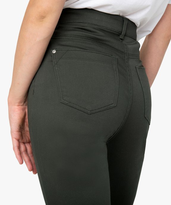 Pantalon femme coupe Regular en stretch vue2 - GEMO(FEMME PAP) - GEMO