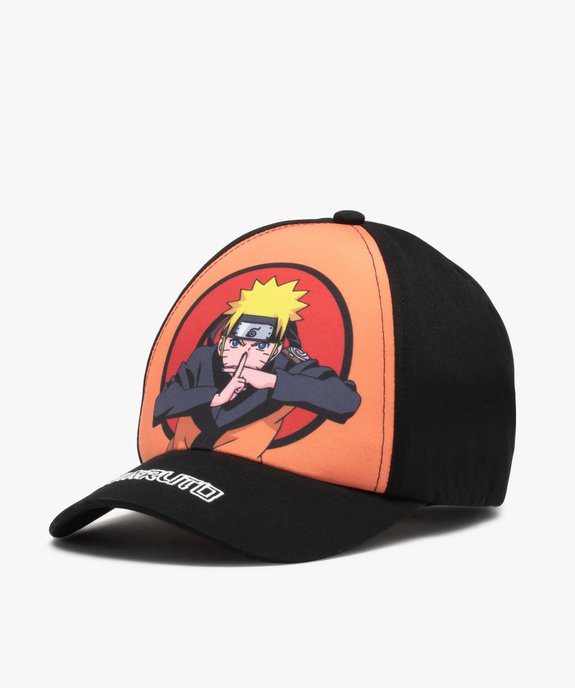 Casquette bicolore avec motif manga garçon - Naruto vue1 - NARUTO - GEMO