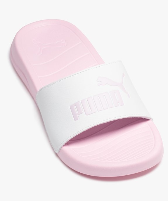 Mules de piscine femme détail métallisé Popcat 20 - Puma  vue5 - PUMA - GEMO