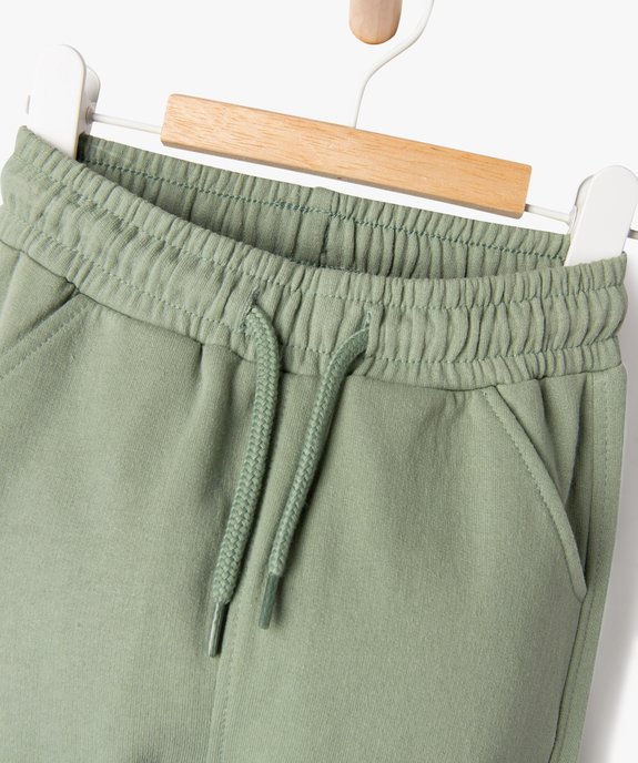 Pantalon de jogging avec intérieur molletonné bébé vue2 - GEMO 4G BEBE - GEMO