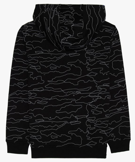 Sweat garçon à capuche avec motif urbain vue3 - GEMO (JUNIOR) - GEMO