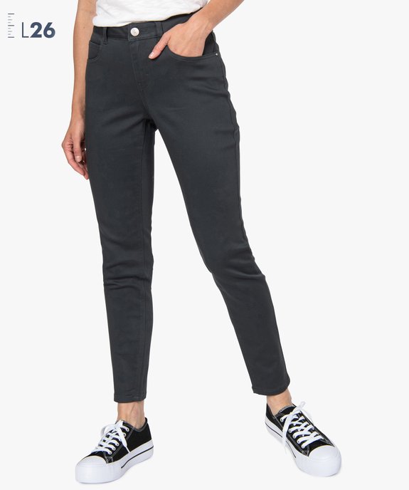 Pantalon femme coupe slim - Longueur L26 vue1 - GEMO(FEMME PAP) - GEMO