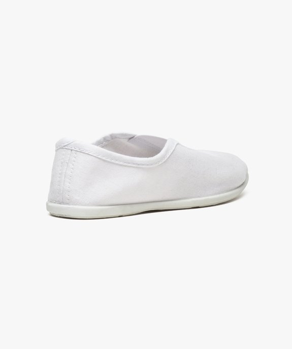 Chaussons rythmiques en toile unie avec élastique vue4 - GEMO (ENFANT) - GEMO