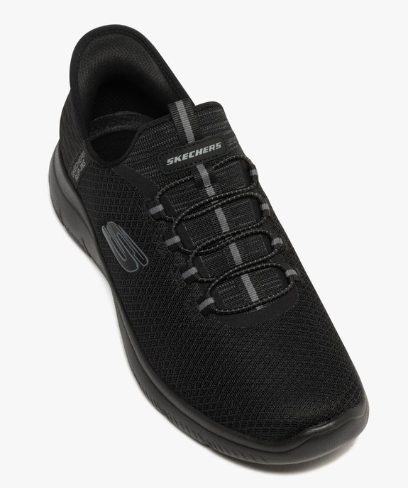 Baskets homme en maille sans lacets et à semelle amortissante Slip ins Summits - Skechers vue5 - SKECHERS - GEMO