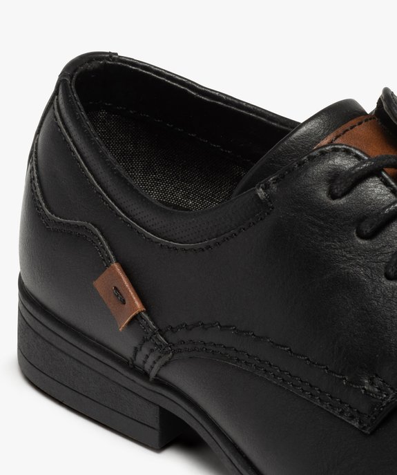 Derbies garçon unis style classique à lacets vue6 - GEMO (ENFANT) - GEMO