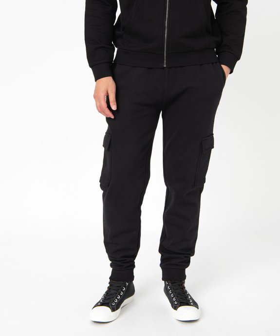 Pantalon de jogging coupe cargo homme vue2 - GEMO 4G HOMME - GEMO