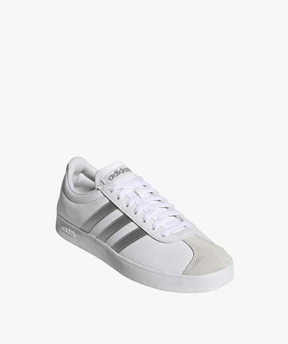 Baskets femme contrastées avec bandes latérales - Adidas vue2 - ADIDAS - GEMO