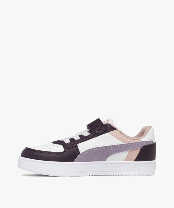 Baskets fille tricolores avec lacets élastiques Caven - Puma vue3 - PUMA - GEMO