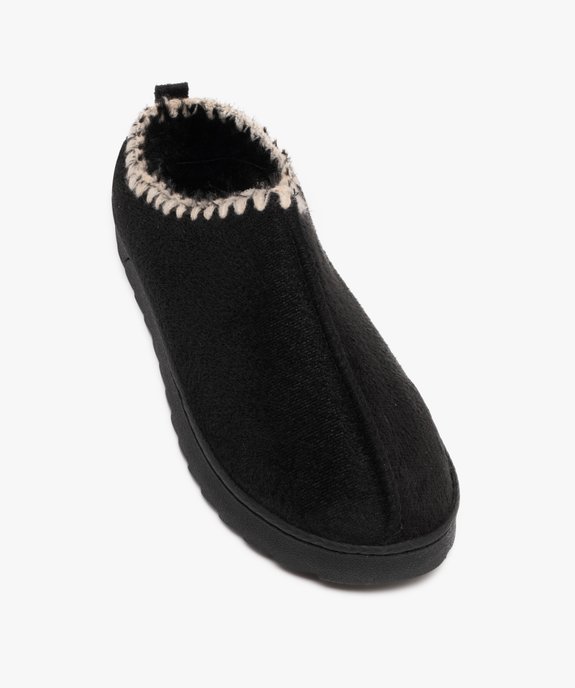 Chaussons mules avec doublure peluche femme vue5 - GEMO(HOMWR FEM) - GEMO