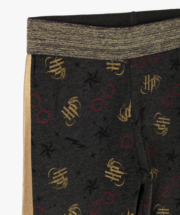 Leggings fille imprimé avec bandes pailletées sur les côtés – Harry Potter vue2 - HARRY POTTER - GEMO