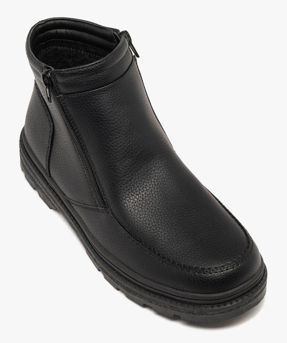 Boots double zip gamme confort homme vue10 - G'FLEX - GEMO