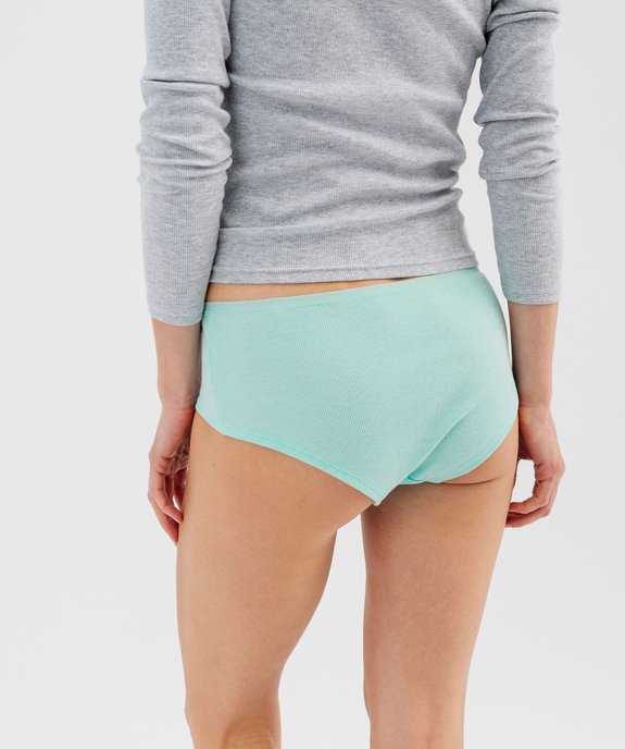 Shorty en maille côtelée femme (lot de 2) vue5 - GEMO 4G FEMME - GEMO