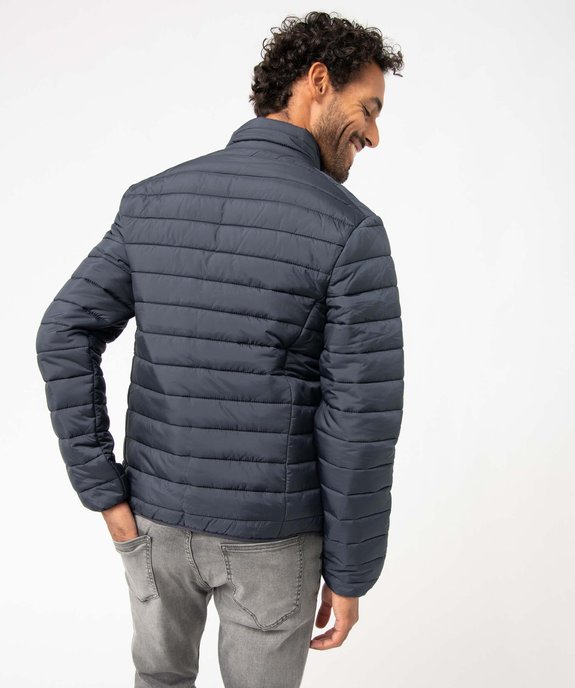 Blouson matelassé à col montant homme vue3 - GEMO 4G HOMME - GEMO