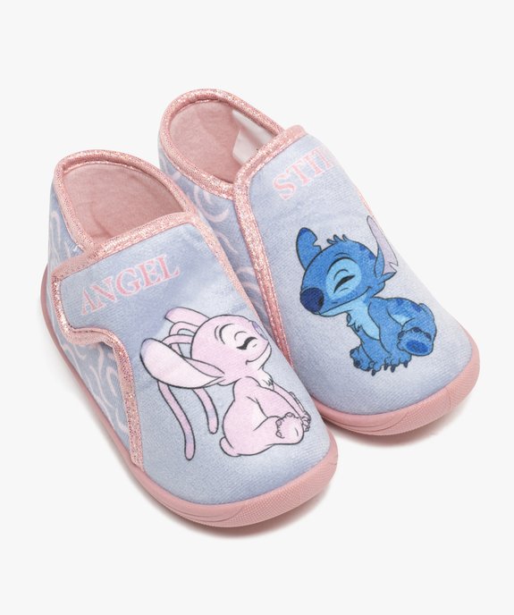 Chaussons bottillons à scratch fille - Stitch vue5 - LILO & STITCH - GEMO