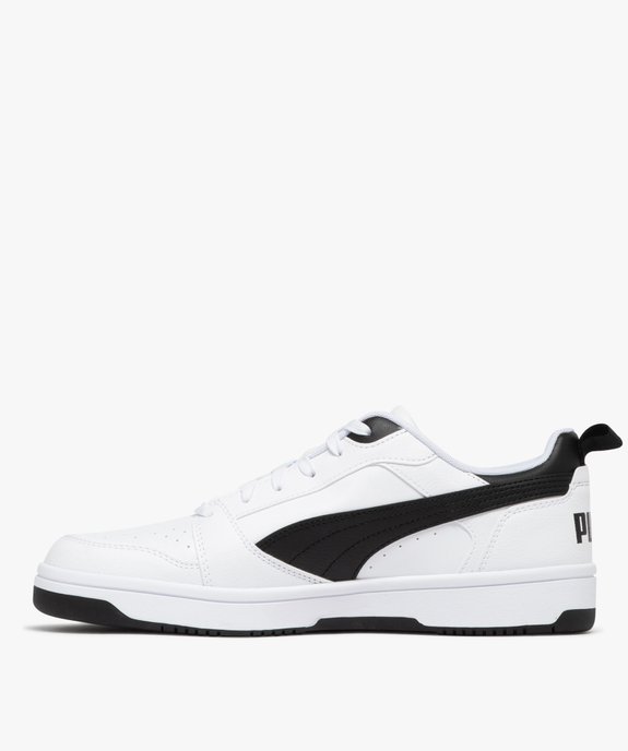 Baskets homme contrastées style rétro Rebound V6- Puma vue3 - PUMA - GEMO