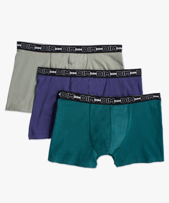 Boxer homme en coton stretch - Dim (lot de 3) vue1 - DIM - GEMO