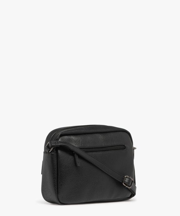 Sac besace zippé avec pochette à rabat vue2 - GEMO (ACCESS) - GEMO