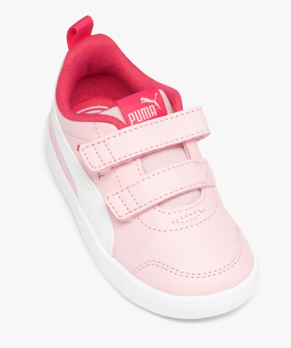 Baskets fille unies à fermeture scratch – Puma Courtflex vue5 - PUMA - GEMO