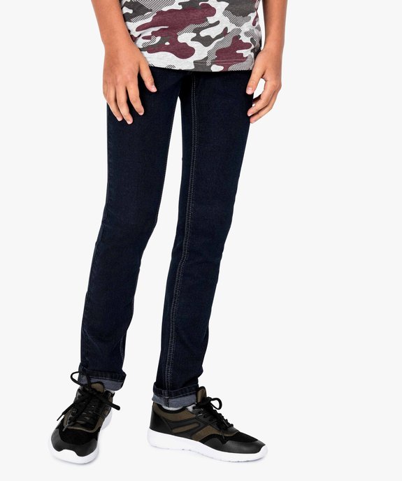 Jean skinny 5 poches vue1 - GEMO (JUNIOR) - GEMO