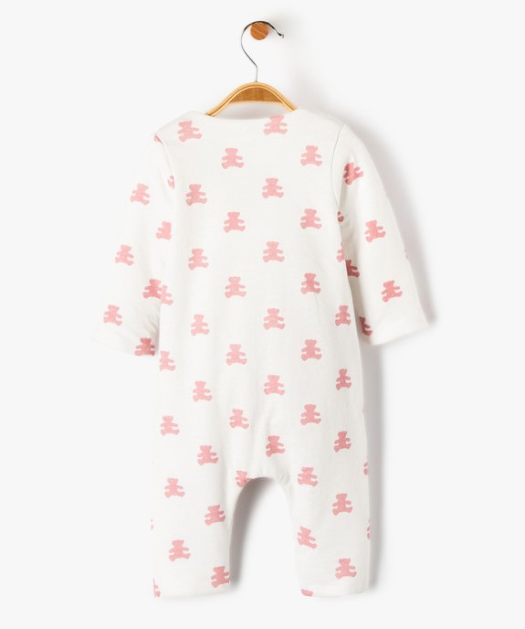 Pyjama bébé à ouverture croisée - LuluCastagnette vue3 - LULUCASTAGNETTE - GEMO