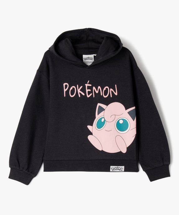 Sweat à capuche en molleton doux imprimé fille - Pokémon vue1 - POKEMON - GEMO