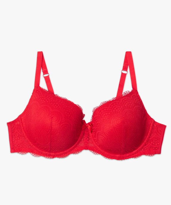 Soutien-gorge grande taille à armatures et coques fines  vue7 - GEMO(HOMWR FEM) - GEMO