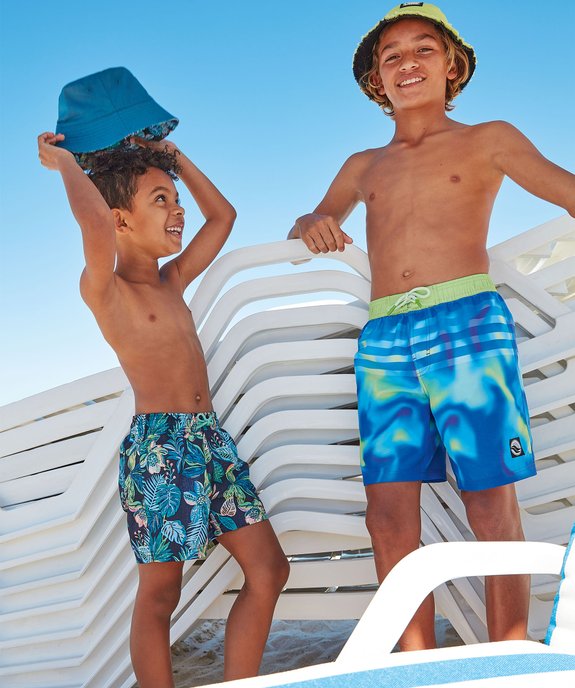 Short de bain garçon à motifs exotiques vue4 - GEMO (ENFANT) - GEMO