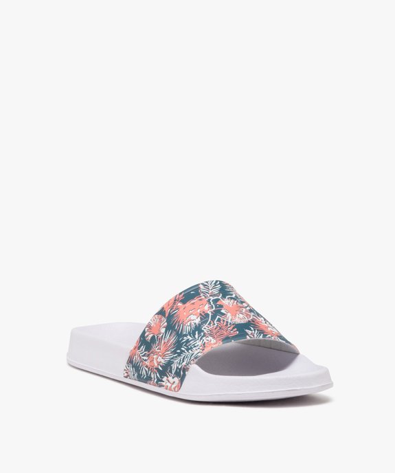 Mules femme à bandeau imprimé tropical - Kappa vue2 - KAPPA - GEMO