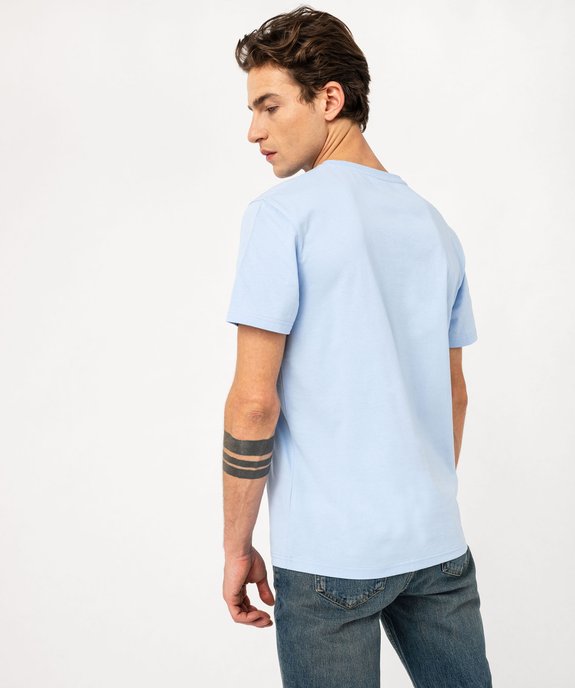 Tee-shirt manches courtes imprimé homme vue3 - GEMO (HOMME) - GEMO