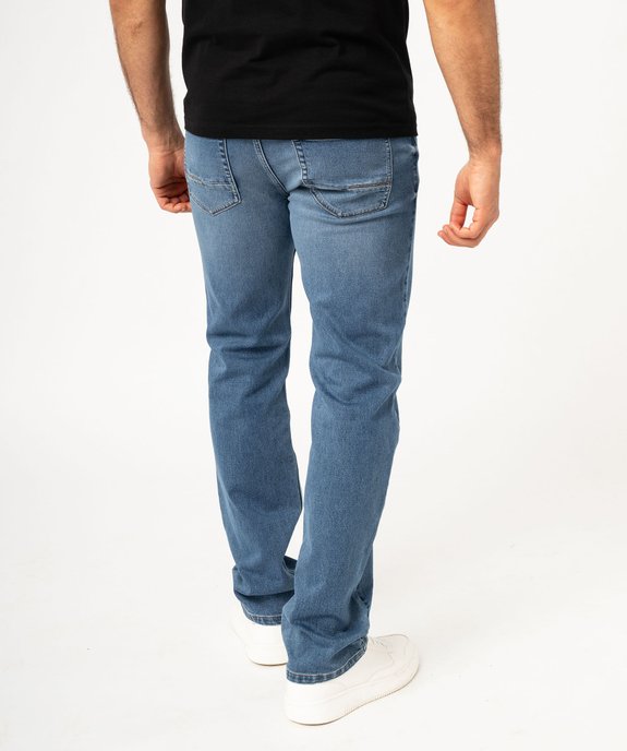 Jean regular en denim stretch homme vue3 - GEMO 4G HOMME - GEMO