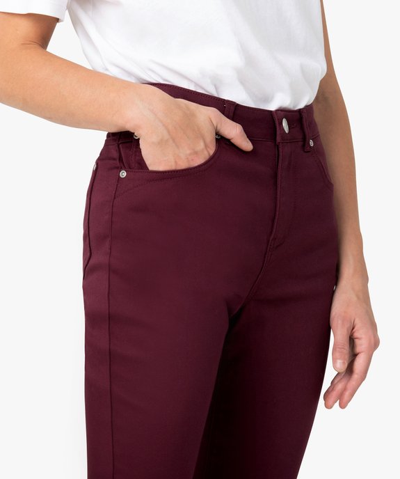 Pantalon femme coupe Regular - Longueur L26 vue2 - GEMO(FEMME PAP) - GEMO