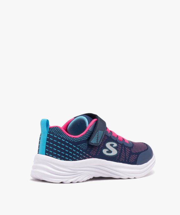 Baskets fille running en mesh à reliefs - Skechers  vue4 - SKECHERS - GEMO