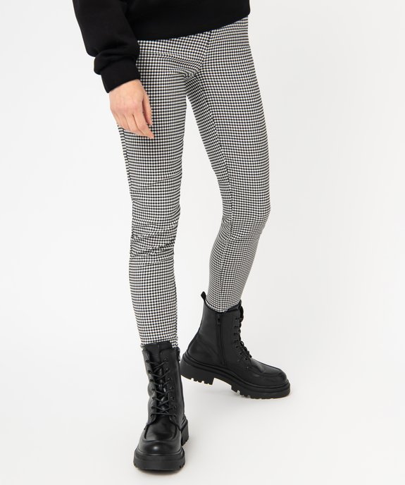 Legging à carreaux femme vue1 - GEMO(FEMME PAP) - GEMO