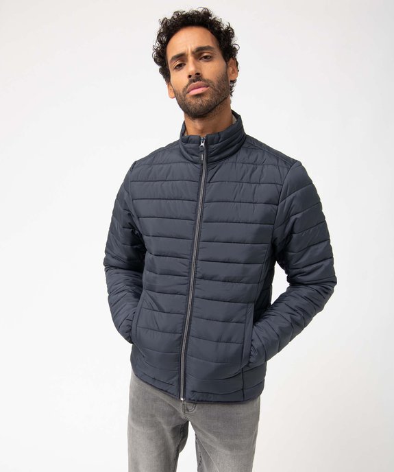 Blouson matelassé à col montant homme vue1 - GEMO 4G HOMME - GEMO