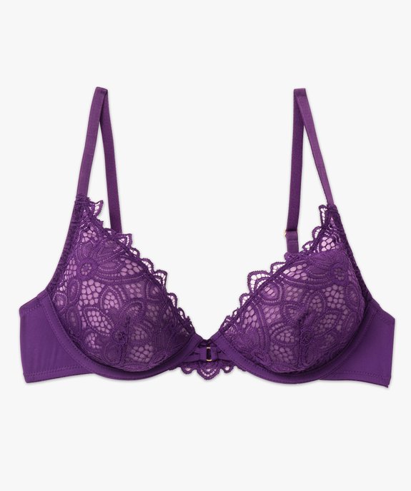 Soutien-gorge corbeille à armatures en dentelle femme vue5 - GEMO(HOMWR FEM) - GEMO