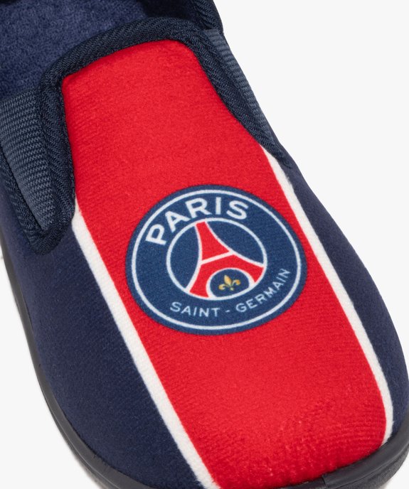 Chaussons garçon pantoufles rayées en velours Paris-Saint-Germain  vue6 - PSG - GEMO