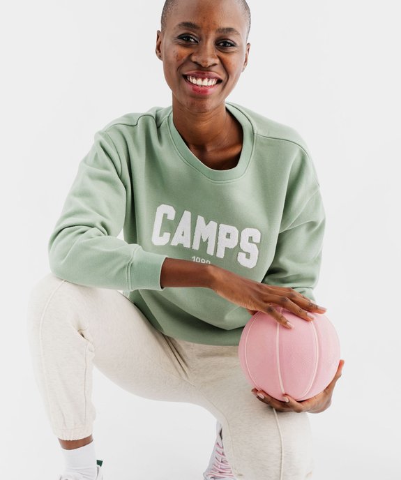 Sweat en molleton douillet femme - Camps United vue1 - CAMPS - GEMO