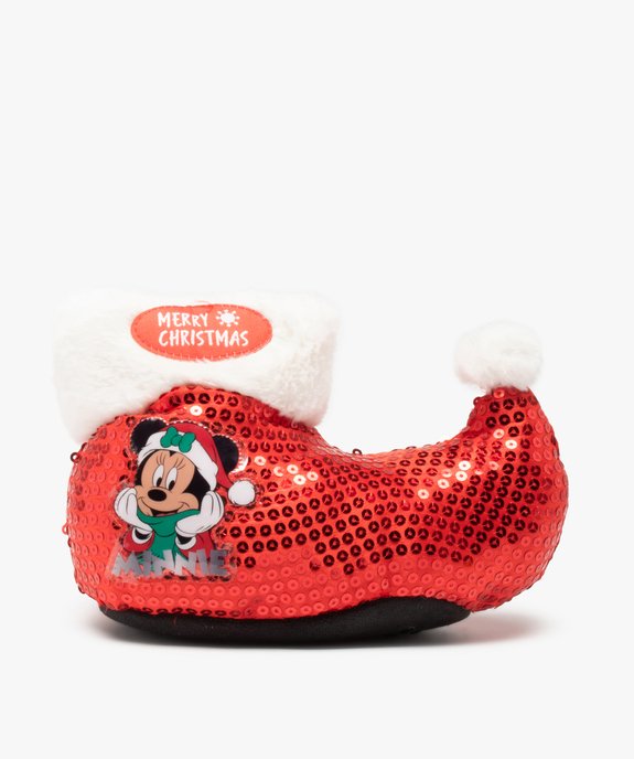 Chaussons fille en volume Père Noël - Minnie vue1 - MINNIE - GEMO