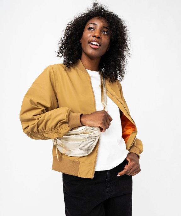 Blouson en toile avec manches froncées femme vue2 - GEMO(FEMME PAP) - GEMO