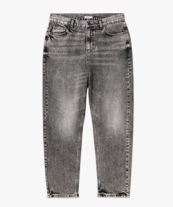 Jean cropped en denim délavé homme vue4 - GEMO (HOMME) - GEMO