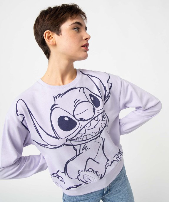 Sweat femme avec motif Stitch XXL - Disney vue2 - DISNEY - GEMO