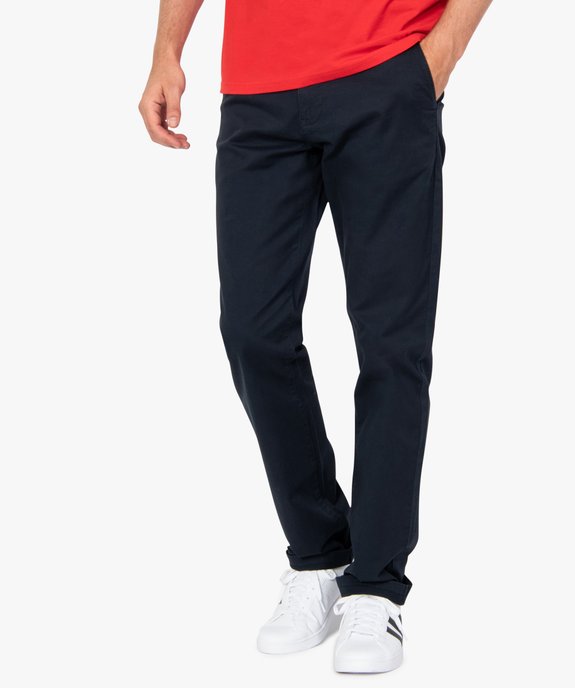 Pantalon chino homme coupe regular vue1 - GEMO (HOMME) - GEMO